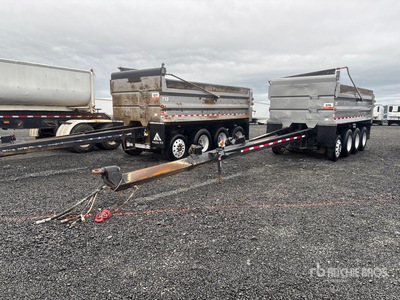 2007 Sturdyweld Quad/A Pup Dump Trailer