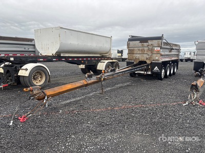 2007 Sturdyweld DS46SAL Quad/A Pup Dump Trailer