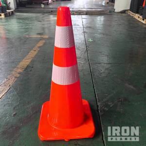 Quantity of (50) Steelman TC-PVC70R Autobahnkegel (Unused)