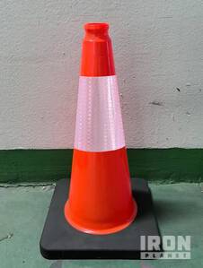Quantity of (25) Steelman TC-PVC50B Traffic Cones (Unused)