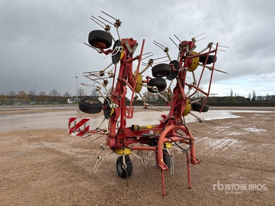 Pottinger 91 NZ 8600 m 3-Point 8 Rotor Faneuse Henificador