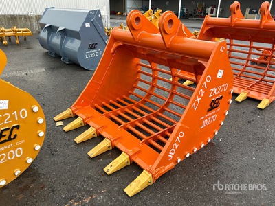 2025 SEC 63 in Skeleton Excavator Bucket - Fits Hitachi ZX270 (Unused)