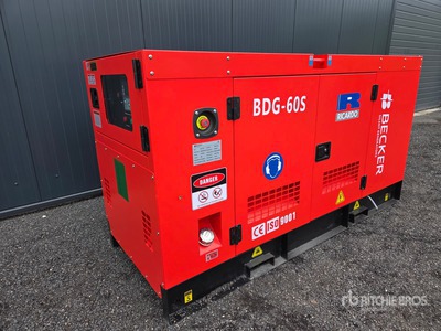 2025 Becker BDG-60S 50KW/62.5KVA Generador