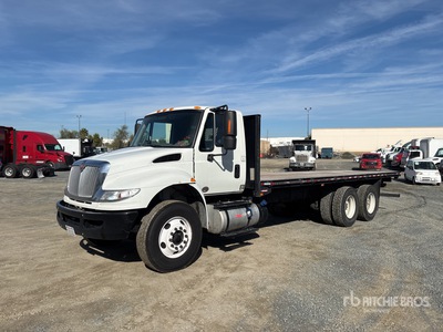 2017 International 4400 6x4 Flatbed Truck