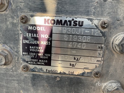 Komatsu FD30JT-12 3 ton Forklift