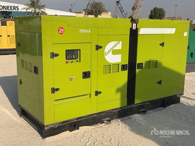 2025 Stamford HC.1441 F1 250 kVA Skid-Mounted Generator Set (Unused)