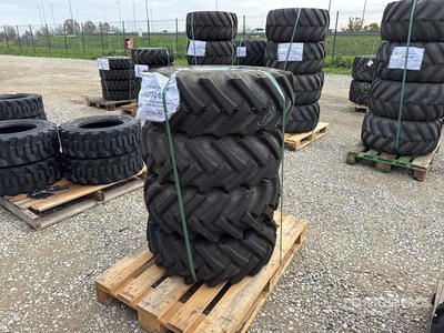 BKT 10.0/75-15.3 Qty of 4 18PR AS 504 Wheels