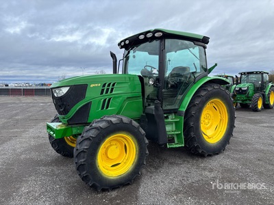2012 John Deere 6105R 4WD Tractor