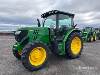 2012 John Deere 6105R 4WD Tractor