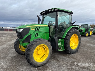 2014 John Deere 6105R 4WD Tractor