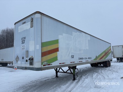 1997 Manac 53 ft x 102 in T/A Van Trailer