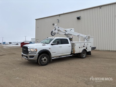 2021 Altec At237 28 ft on 2020 Ram 5500 4x4 Crew Cab Piattaforma autocarrata