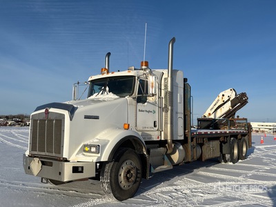 2005 Palfinger PK23500 Knuckle Boom on 2006 Kenworth T800 6x4 شاحنة رافعة