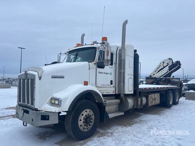 Palfinger PK23500 Knuckle Boom on 2006 Kenworth T800 6x4 Camión Grúa