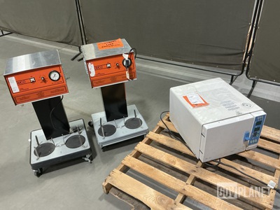 (1) Autoclave & (2) Emergency Thoracic Drainage Aspirators