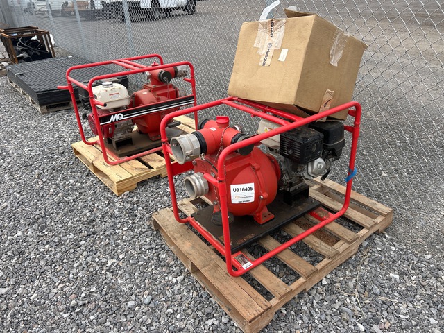 Quantity of (2) Multiquip QP-T405SLT Skid-Mounted Water Pump