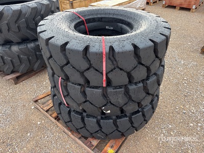 Quantity of (3) 12.00-20 Forklift Tyres (Unused)
