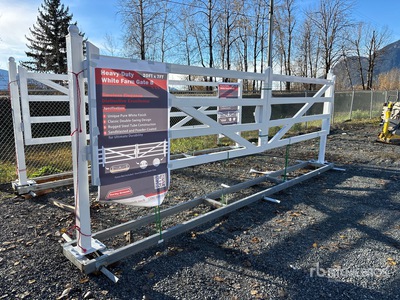 EG EarthyGrounds Gate B 20 ft x 7 ft Steel Bi-Parting Puerta de entrada (Unused)