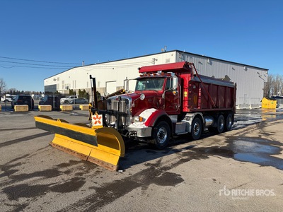 2014 Peterbilt 365 8x6 Twin-Steer Snow Plow Truck