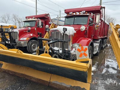 2014 Peterbilt 365 8x6 Twin-Steer Snow Plow Truck
