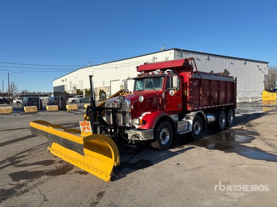 2014 Peterbilt 365 8x6 Twin-Steer Snow Plow Truck