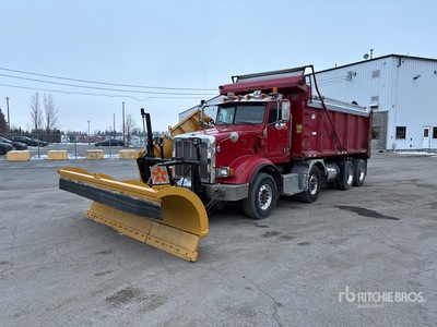 2014 Peterbilt 365 8x6 Twin-Steer Snow Plow Truck