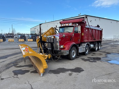 2014 Peterbilt 365 8x6 Twin-Steer Snow Plow Truck