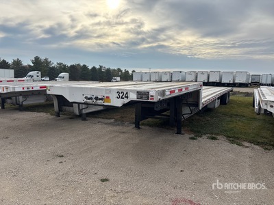 2016 Benson/Wabash 53 ft T/A Single Drop Step Deck Trailer