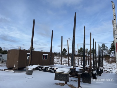 2019 Timmins 48 ft Quad/A Hayrack Log Trailer