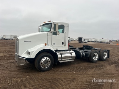 2012 Kenworth T800 6x4 T/A Day Cab Truck Tractor