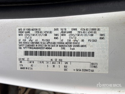 2019 Ford F-250 XL 4x2 Crew Cab Pickup