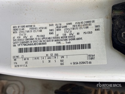 2018 Ford F-250 XL 4x2 Crew Cab Pickup