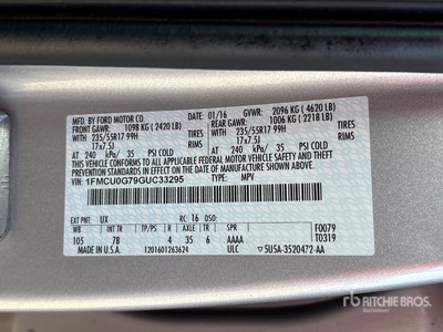 2016 Ford Escape SE 2WD SUV