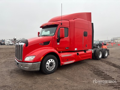 2018 Peterbilt 579 6x4 Cabeza Tractora Cabina Dormitorio