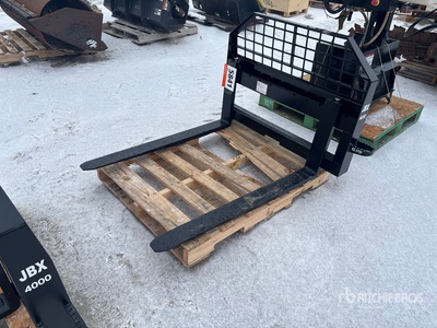 JBX 4000 48 in Skid Steer Forks (Unused)
