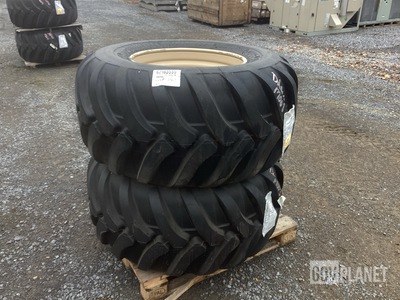 (2) Trelleborg Twin 421 AMPT 620/55B26.5 Implement Tires w/Wheels