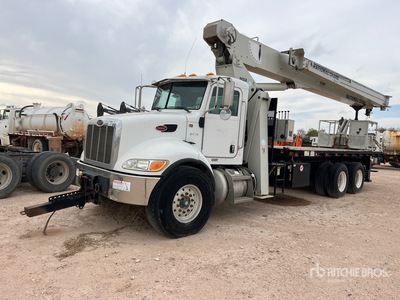National 9103A 52000 lb Straight Boom on 2012 Peterbilt 348 6x4 Camión Grúa