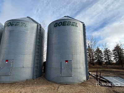 Goebel 1405 +/- 3000 bu 5 Ring Grain Bin