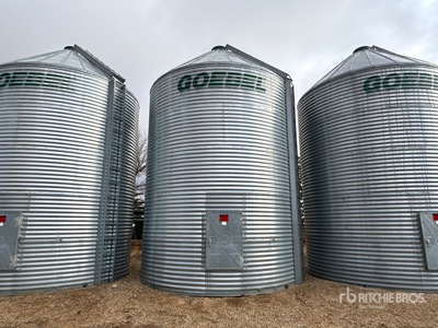 Goebel 1405 +/- 3000 bu 5 Ring Grain Bin