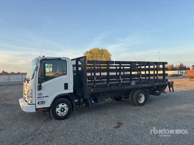 2020 Isuzu NPR 4x2 Flatbed Truck