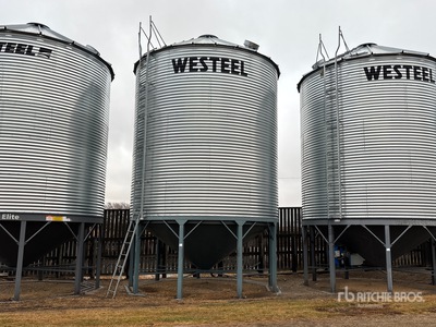 Westeel 1805 +/- 4900 bu 5 Ring Hopper Grain Bin