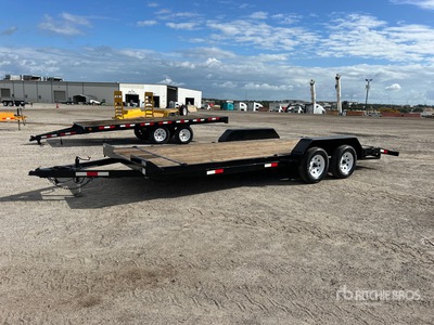 20 ft T/A Remolque Portamaquinaria