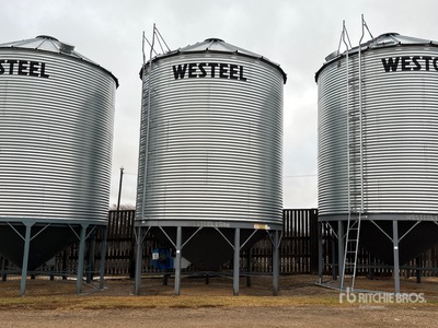 2014 Westeel 1805 +/- 4900 bu 5 Ring Hopper Grain Bin