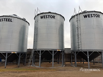 2014 Westor 1805 +/- 4900 bu 5 Ring Hopper Grain Bin
