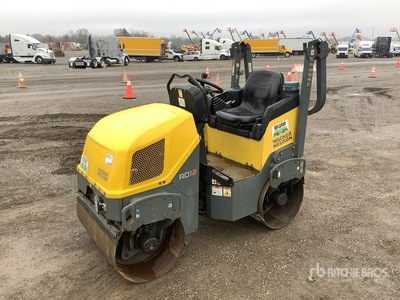 2018 Wacker Neuson RD12A Double Drum Roller