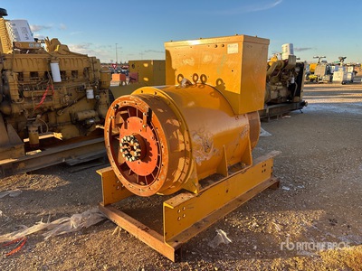 BBC 715 600 kW Skid-Mounted Gen end Generator Set