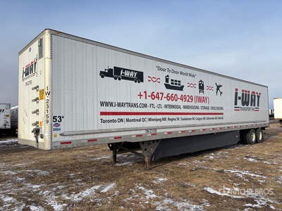 2023 Utility 53 ft x 102 in T/A Van Trailer