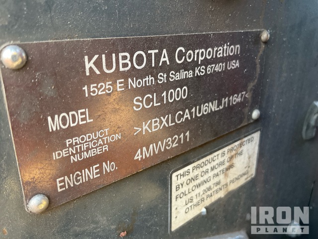 MINI CARGADOR SOBRE ORUGAS COMPACTO 2022 KUBOTA SCL1000MINI