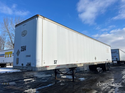 1999 Trailmobile 53 ft x 102 in T/A Gesloten aanhangwagen