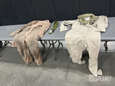 (4) Pairs of Fuel Handler’s Coveralls, (22) Individual Belts & Assorted Items